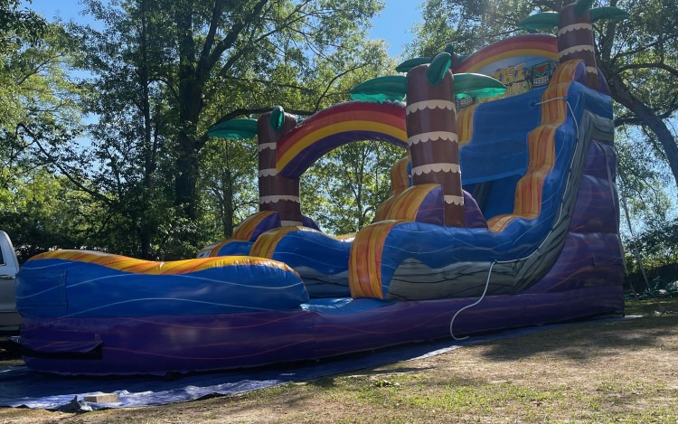 18' Tiki Plunge Water Slide